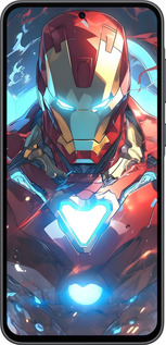 Силиконовый чехол Железный человек для Samsung Galaxy A36 - 6372u-3836 изображение 