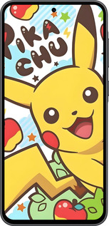 Силіконовий чехол Пикачу 2 для Samsung Galaxy A36 - 6391u-3836 изображение 