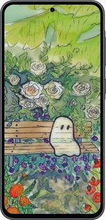 Силіконовий чехол Сумний привид для Samsung Galaxy A36 - 6403u-3836 изображение 