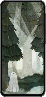 Силиконовый чехол С изображением соснового леса и привидения для Samsung Galaxy A36 - 6420u-3836 изображение 