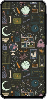 Силиконовый чехол Колдовской принт для Samsung Galaxy A36 - 6425u-3836 изображение 