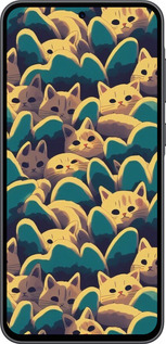 Силиконовый чехол С изображением кошек для Samsung Galaxy A36 - 6429u-3836 изображение 