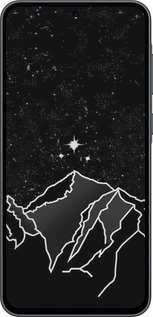 Силиконовый чехол Минималистический горный пейзаж для Samsung Galaxy A36 - 6438u-3836 изображение 