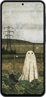 Силиконовый чехол Иллюстрация призрак в капусте для Samsung Galaxy A36 - 6440u-3836 изображение 