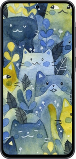 Силиконовый чехол С изображением кошачьего леса для Samsung Galaxy A36 - 6447u-3836 изображение 