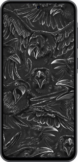 Силиконовый чехол Воронья ярость для Samsung Galaxy A36 - 6474u-3836 изображение 