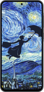 Силиконовый чехол С изображением Мэри Поппинс «Звездная ночь» для Samsung Galaxy A36 - 6487u-3836 изображение 