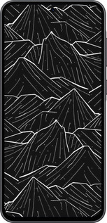 Силиконовый чехол С изображением Темных гор для Samsung Galaxy A36 - 6489u-3836 изображение 