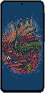 Силіконовий чехол Серце моря для Samsung Galaxy A36 - 6506u-3836 изображение 