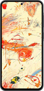 Силиконовый чехол Динамичная картина с хаотичными мазками для Samsung Galaxy A36 - 6540u-3836 изображение 