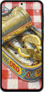 Силиконовый чехол Vintage Sardine Tin Phone для Samsung Galaxy A36 - 6772u-3836 изображение 