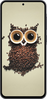 Силиконовый чехол Сова из кофе для Samsung Galaxy A36 - 777u-3836 изображение 