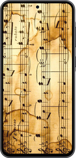 Силиконовый чехол Ноты для Samsung Galaxy A36 - 905u-3836 изображение 