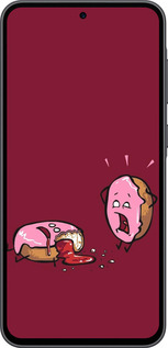 Силиконовый чехол Печенье для Samsung Galaxy A36 - 911u-3836 изображение 