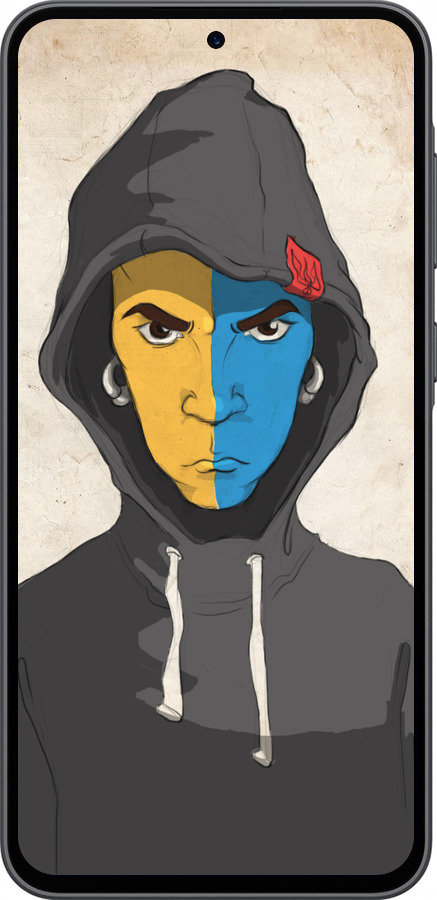 Силиконовый чехол Злой подросток для Samsung Galaxy A36 - 1053u-3836 изображение 