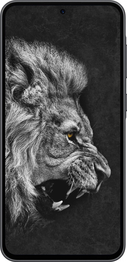 Силиконовый чехол Лев для Samsung Galaxy A36 - 1080u-3836 изображение 