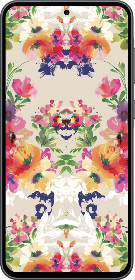 Силиконовый чехол Цветочный узор для Samsung Galaxy A36 - 1083u-3836 изображение 