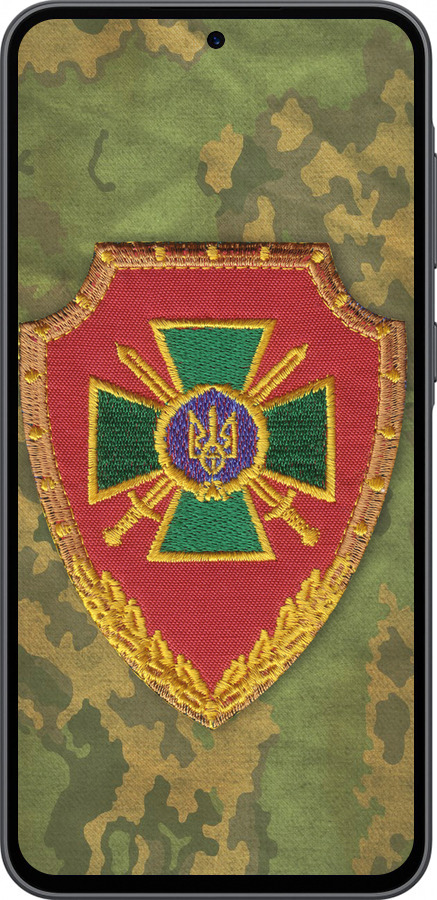 Силіконовий чехол Прикордона служба України  для Samsung Galaxy A36 - 1091u-3836 изображение 