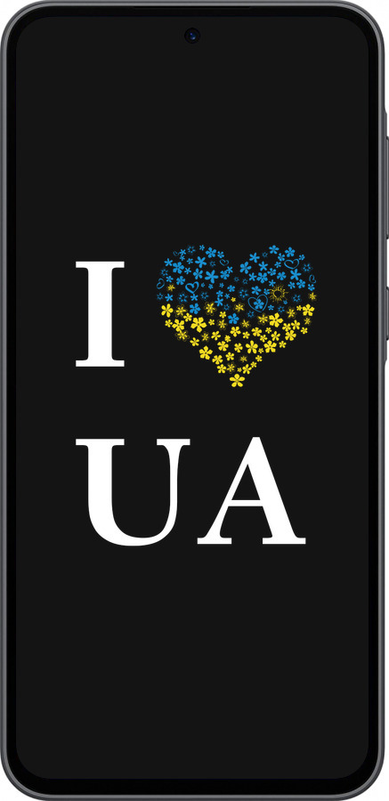 Силиконовый чехол I love UA для Samsung Galaxy A36 - 1112u-3836 изображение 