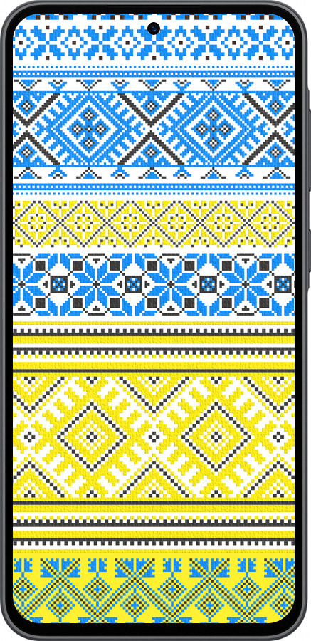 Силиконовый чехол Вышиванка 40 для Samsung Galaxy A36 - 1174u-3836 изображение 