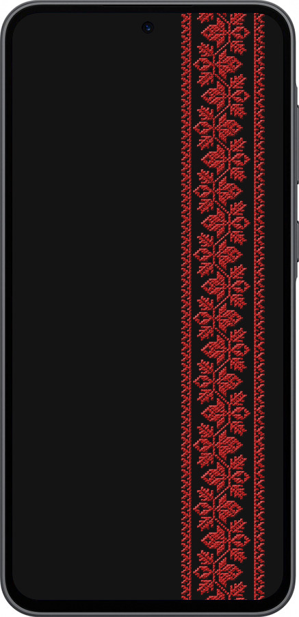 Силиконовый чехол Вышиванка 53 для Samsung Galaxy A36 - 2041u-3836 изображение 