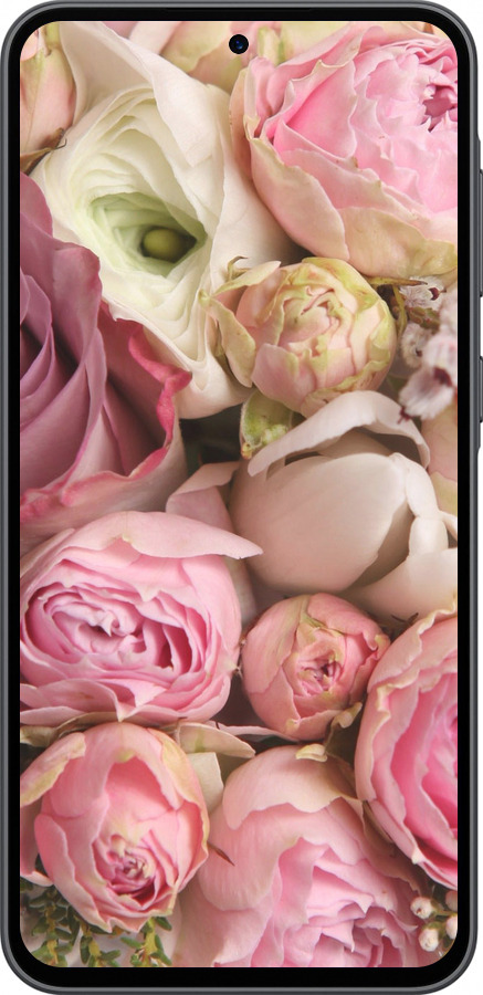 Силиконовый чехол Розы v2 для Samsung Galaxy A36 - 2320u-3836 изображение 