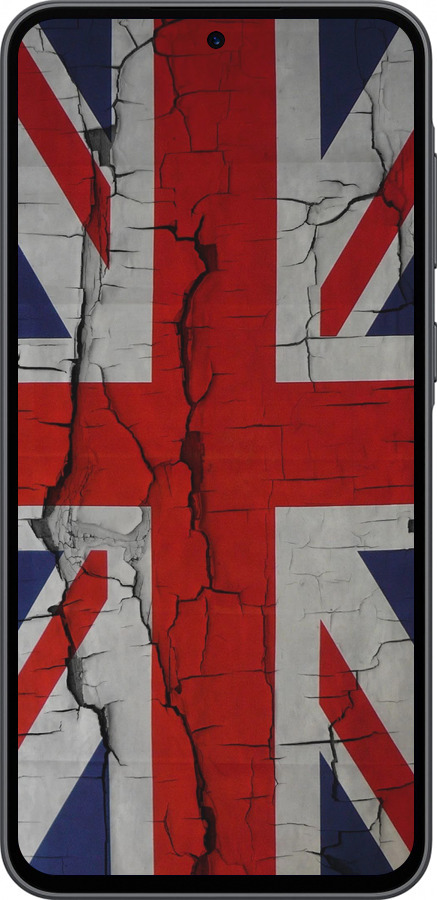 Силиконовый чехол Флаг Великобритании 2 для Samsung Galaxy A36 - 387u-3836 изображение 