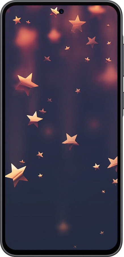 Силиконовый чехол Падающие звезды для Samsung Galaxy A36 - 3974u-3836 изображение 