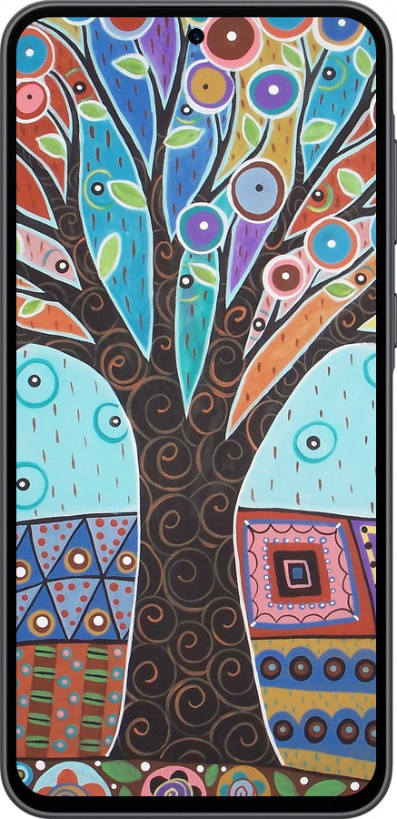 Силіконовий чехол Арт-дерево для Samsung Galaxy A36 - 4008u-3836 изображение 
