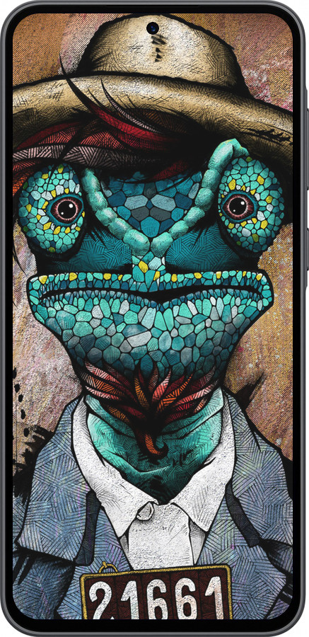 Силиконовый чехол Хамелеон в розыске для Samsung Galaxy A36 - 4030u-3836 изображение 