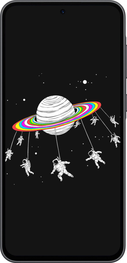 Силиконовый чехол Лунная карусель для Samsung Galaxy A36 - 4136u-3836 изображение 