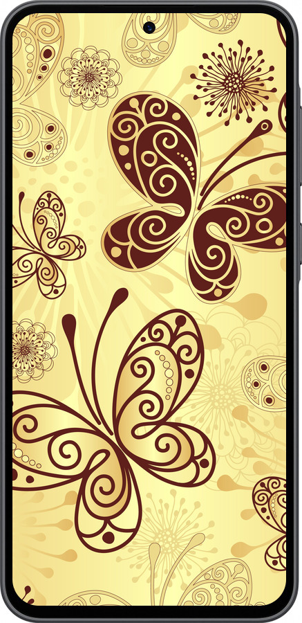 Силиконовый чехол Красивые бабочки для Samsung Galaxy A36 - 4170u-3836 изображение 