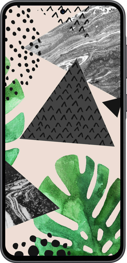 Силиконовый чехол Монстера для Samsung Galaxy A36 - 4304u-3836 изображение 