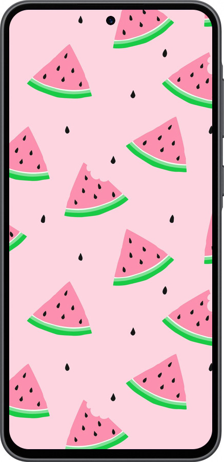 Силиконовый чехол Розовый арбуз для Samsung Galaxy A36 - 4314u-3836 изображение 