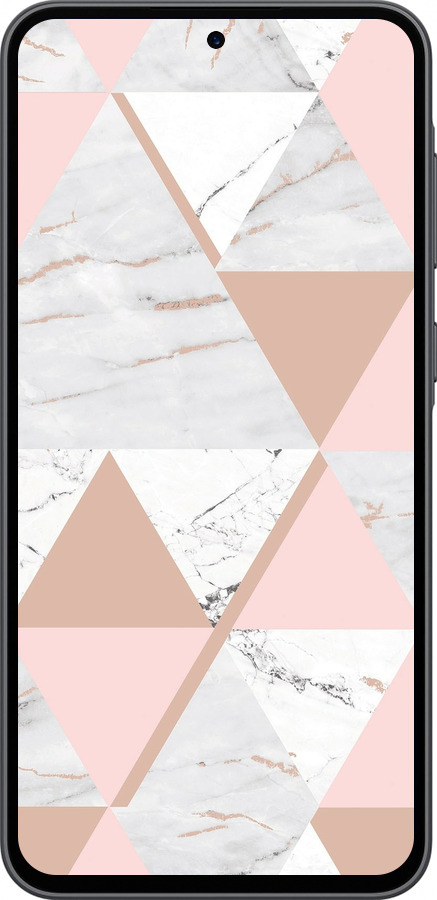 Силіконовий чехол Мармурова симетрія для Samsung Galaxy A36 - 4344u-3836 изображение 