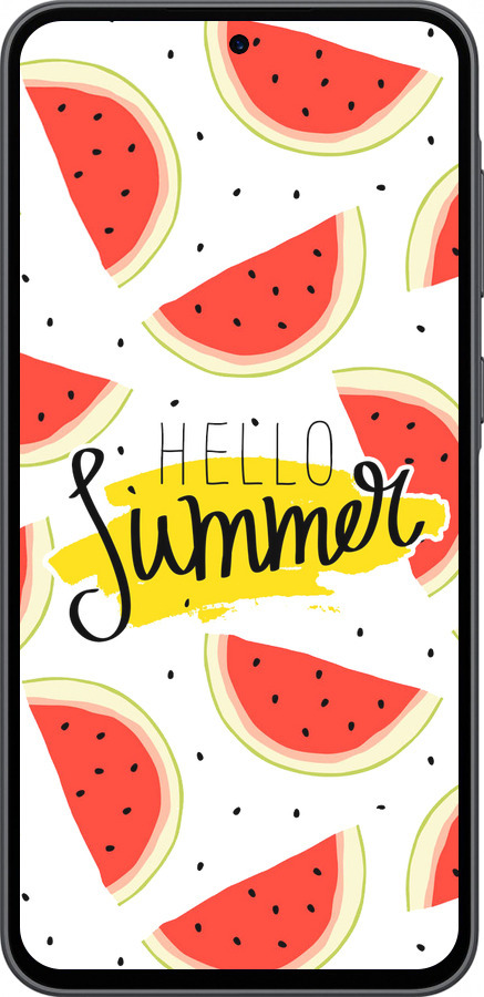 Силиконовый чехол Hello Summer для Samsung Galaxy A36 - 4356u-3836 изображение 