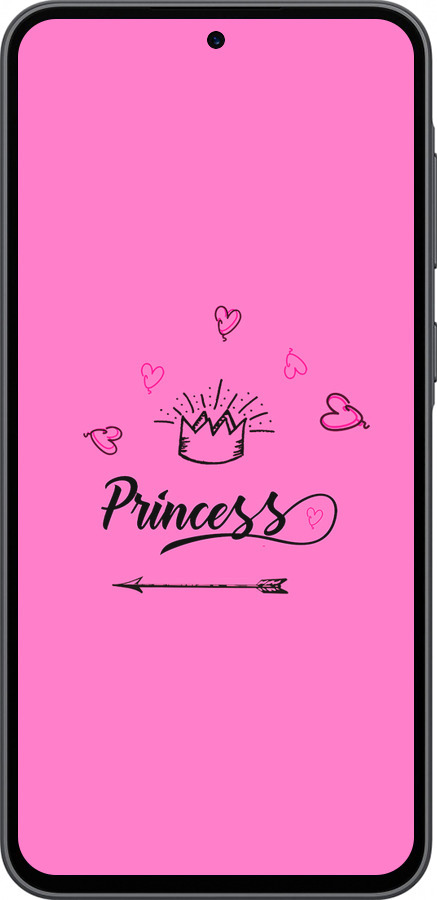 Силиконовый чехол Princess для Samsung Galaxy A36 - 4361u-3836 изображение 