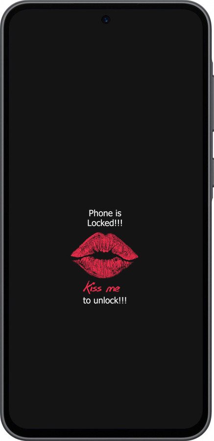 Силиконовый чехол Разблокируй-поцелуй для Samsung Galaxy A36 - 4372u-3836 изображение 