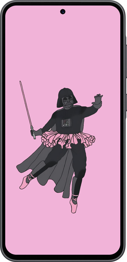 Силиконовый чехол Pink Wader для Samsung Galaxy A36 - 4456u-3836 изображение 