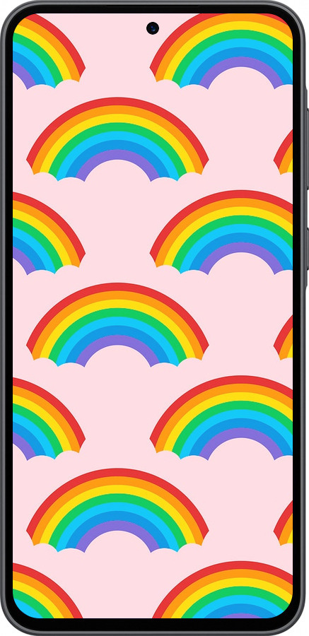Силиконовый чехол Rainbows для Samsung Galaxy A36 - 4478u-3836 изображение 