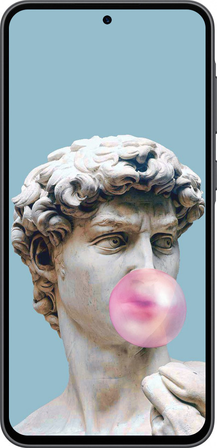 Силиконовый чехол Микеланджело для Samsung Galaxy A36 - 4500u-3836 изображение 