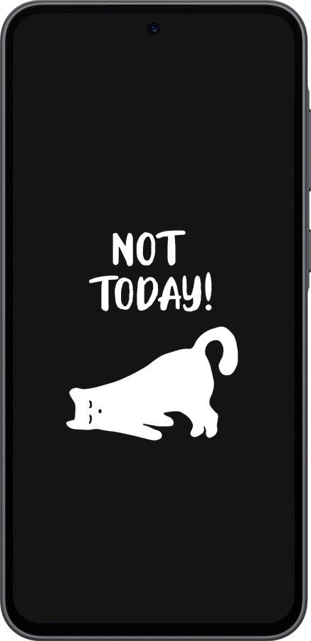 Силіконовий чехол Втомлений кіт для Samsung Galaxy A36 - 4535u-3836 изображение 