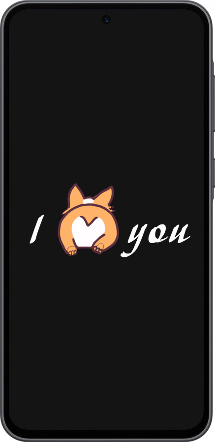 Силиконовый чехол Люблю для Samsung Galaxy A36 - 4586u-3836 изображение 