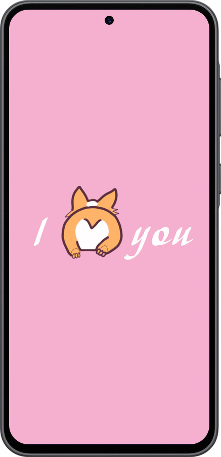 Силиконовый чехол Люблю1 для Samsung Galaxy A36 - 4587u-3836 изображение 