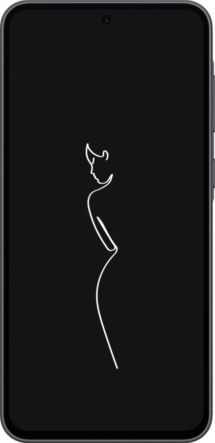 Силиконовый чехол Силуэт1 для Samsung Galaxy A36 - 4590u-3836 изображение 