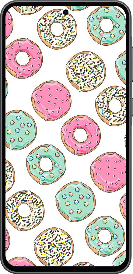Силіконовий чехол Пончики 1 для Samsung Galaxy A36 - 4657u-3836 изображение 