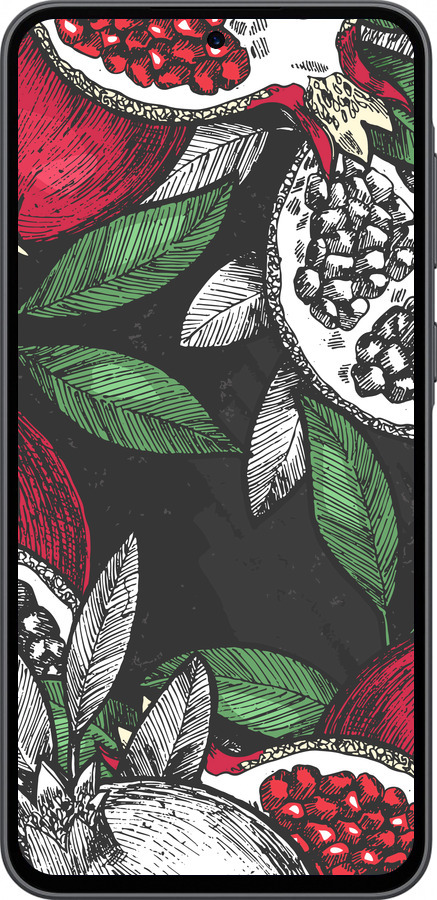 Силиконовый чехол Гранат для Samsung Galaxy A36 - 4692u-3836 изображение 