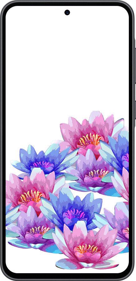 Силіконовий чехол Лотос для Samsung Galaxy A36 - 4862u-3836 изображение 