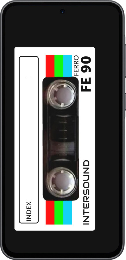 Силиконовый чехол Кассета с90 для Samsung Galaxy A36 - 4894u-3836 изображение 