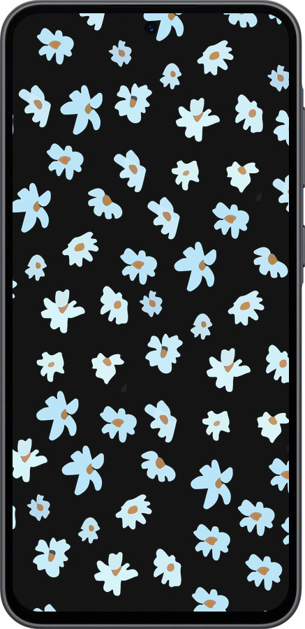 Силиконовый чехол Цветочный для Samsung Galaxy A36 - 4900u-3836 изображение 